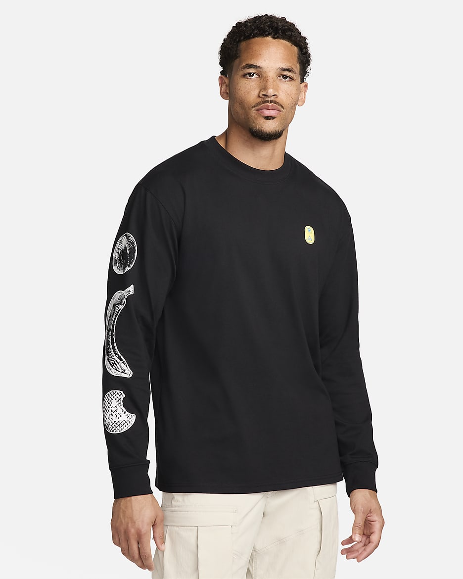 Nike training shirt long sleeve hotsell